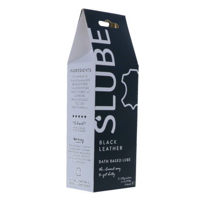 Picture of Slube Black Leather Water Based Bath Gel 250g