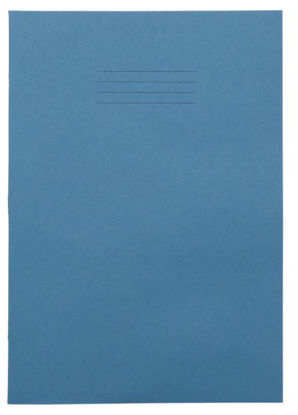 Picture of Exercise Books A4 Squared 80 Pages Light Blue 210 (W) x 297 (H) mm Pack of 50