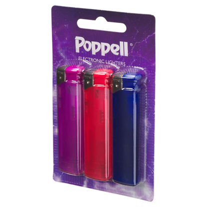 Picture of Poppell Electronic Lighters 3 Pack