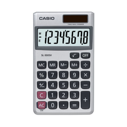 Picture of Casio Pocket Calculator 8-Digit SL-300SV