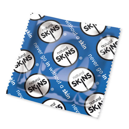 Picture of Skins Natural x50 Condoms (Blue)