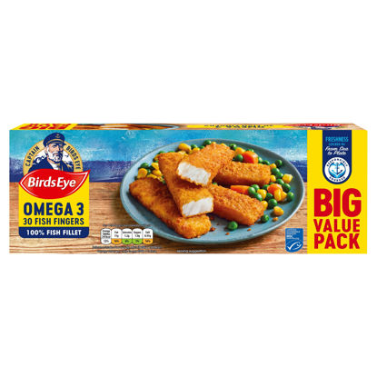 Picture of Birds Eye 30 Omega 3 Fish Fingers 840g