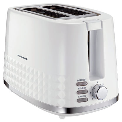 Picture of Morphy Richards Dimensions 2 Slice Toaster 220023 Two Slice Toaster White toaster