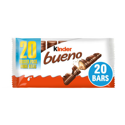 Picture of Kinder Bueno Chocolate Wafer Bars 10 X 43G