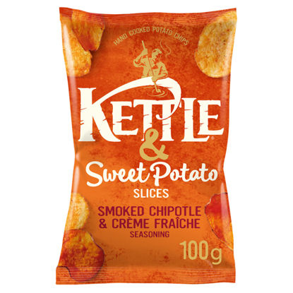 Picture of Kettle Crisps Smoked Chipotle & Sweet Potato 100G