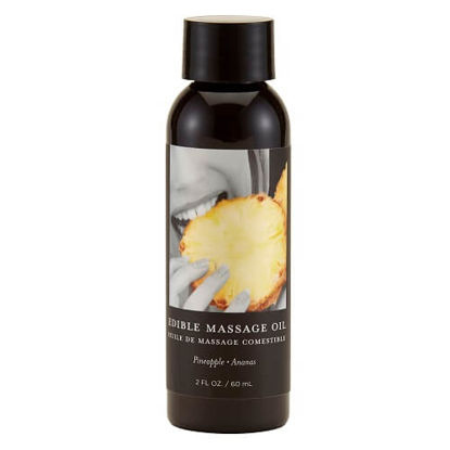 Picture of Earthly Body Edible Massage Oil 2oz - Pineapple
