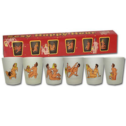 Picture of Sexy Happy Hour Shot Glasses Set Of 6