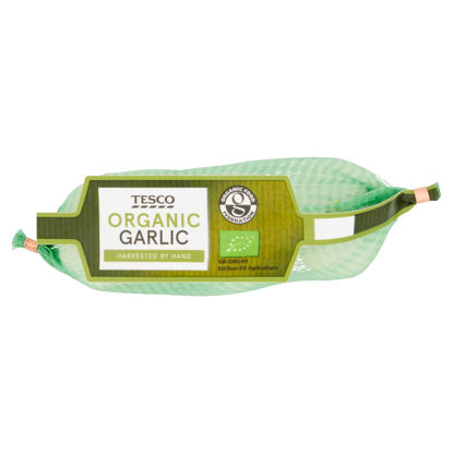 Picture of Tesco Organic Garlic 3 Pack