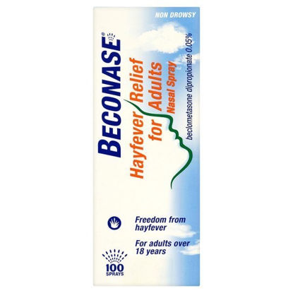 Picture of Beconase Hayfever Relief for Adults Nasal Spray 100 Sprays