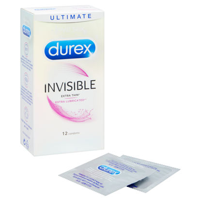 Picture of Durex Invisible Extra Lubricated 12 Pack