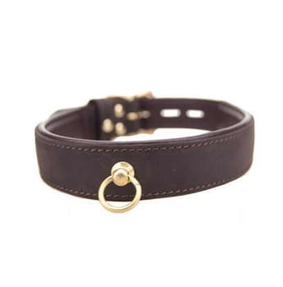 Picture of BOUND Nubuck Leather Choker with 'O' Ring