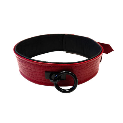 Picture of Rouge Garments Leather Croc Print Collar