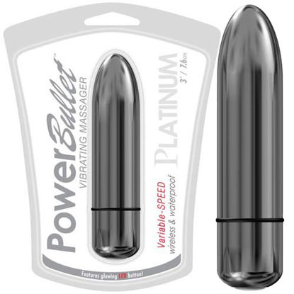 Picture of Power Bullet Platinum Silver Mini Vibe