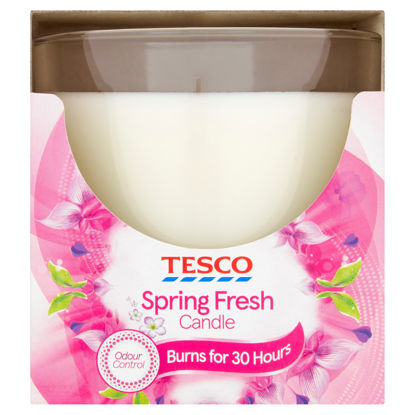 Picture of Tesco Spring Petals Round Candle
