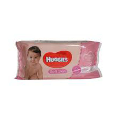 Picture of Huggies Soft Skin Wipes 56