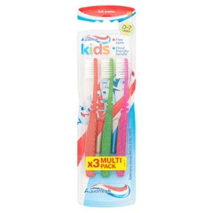 Picture of Aquafresh Kids Triple Pack Toothbrush