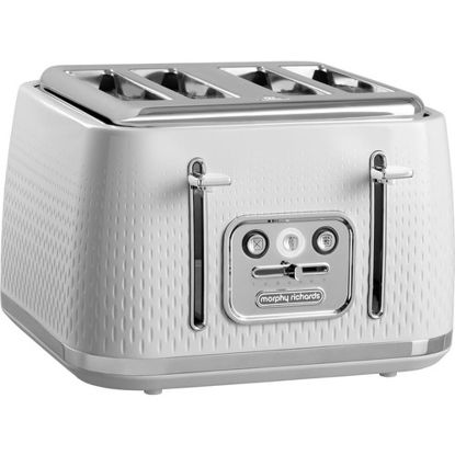 Picture of Morphy Richards Verve 243012 4-slice Toaster - White, White 4slice, White