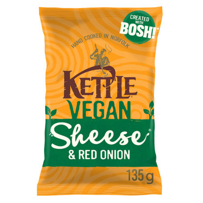 Picture of Kettle Crisps Vegan Sheese & Red Onion 135G