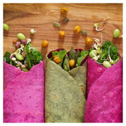 Picture of Genius Gluten Free Fibre Filled Beetroot Wraps 4 Pack