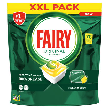 Picture of Fairy All In One Lemon 78 Dishwasher Capsules 1054G