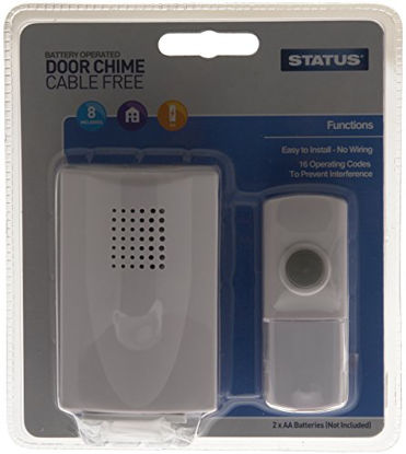 Picture of Status SDC5 Battery Operated Door Chime - White