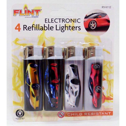 Picture of ELECTRONIC LIGHTERS PK4-CARS