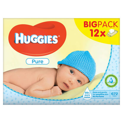 Picture of Huggies® Pure Baby Wipes - 12 Pack