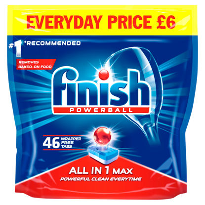 Picture of Finish All In One Max 46 Dishwasher Tablets 736G