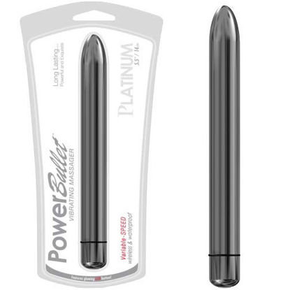 Picture of Power Bullet Platinum Silver 5.5 Inches
